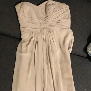 Tan long dress